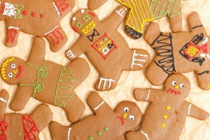 Gingerbread Men Background