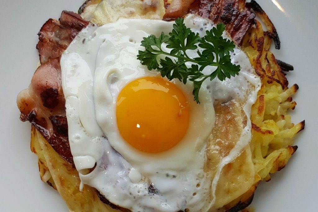 Rösti mit Spiegelei