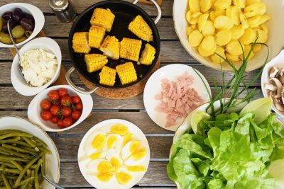 Salade Nicoise für Vegeterarier, Veganer und Fleischesser
