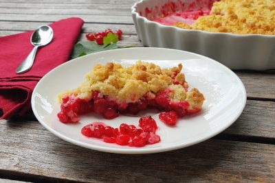 Johannisbeer-Crumble